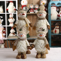Christmas home paparazzi dolls snowman moose moose alpaca decorations gift scenes Swing Pieces Tabletop Shooting Props