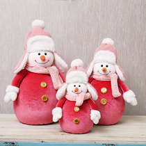 Christmas decorations Lei Fengs hat snowman old man Gongzai Hotel shop window bar Mercy Doll Christmas Tree Decorations