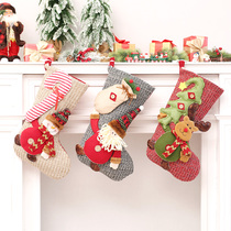 Christmas Decorations Gift Socks Children Gift Bags Ornaments Kindergarten Gift Bags Christmas Scene Placement Gifts