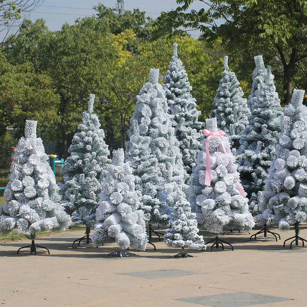 Christmas Tree package 1 5m 1 8m 2 1m 2 4m 3m White snowflake home encryption ornaments