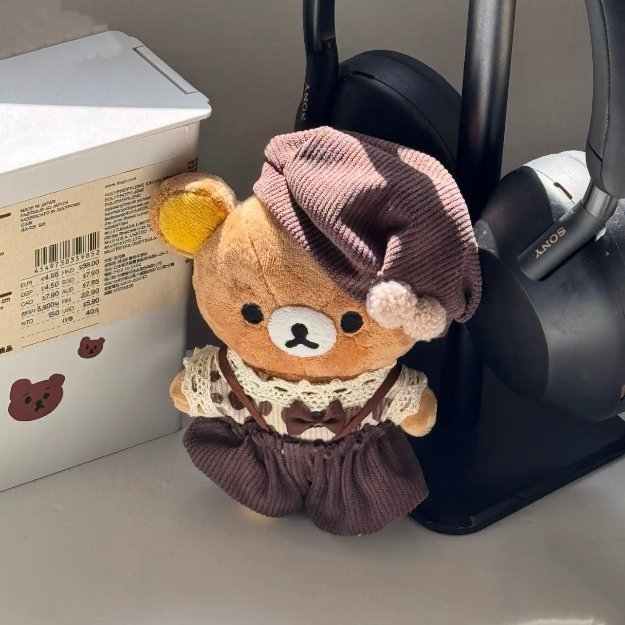 日本SOZM英伦背带裤熊哥毛绒玩偶，一只会讲故事的萌偶_棉花娃娃_淘宝游戏网