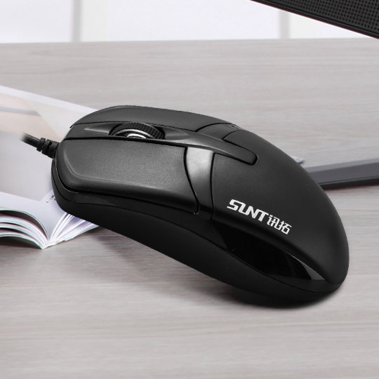 Xuntuo X2P wired mouse desktop computer office home round hole round mouth host dedicated