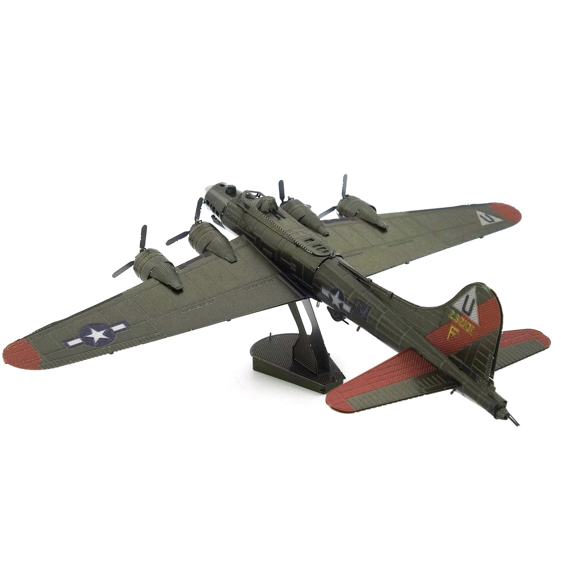 Love spelling Full Metal 3d Diy Puzzle Assemblage Model B17 Bomber Color Edition