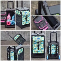 Childrens roller skates trolley box roller skating storage box storage bag can sit in the box roller skates speed skating shoulder roller skating bag