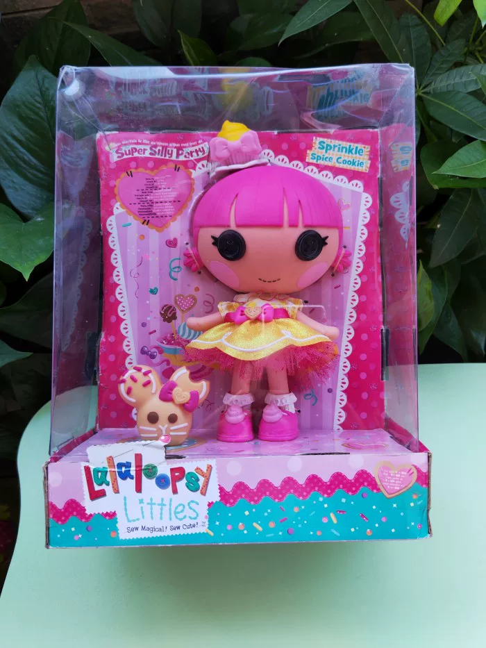 Средняя твёрдая кукла Lalaloopsy Lele, 18 см, русалка/ангел, коллекционная фигурка