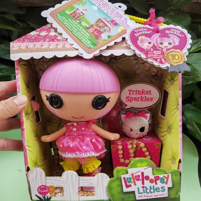 Средняя твёрдая кукла Lalaloopsy Lele, 18 см, русалка/ангел, коллекционная фигурка