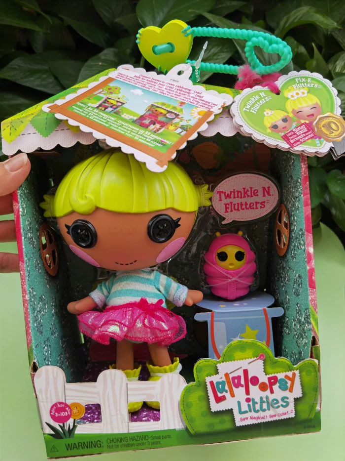 Средняя твёрдая кукла Lalaloopsy Lele, 18 см, русалка/ангел, коллекционная фигурка