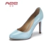 Aee / love stiletto nhọn giày công sở màu rắn giày thấp giày nữ 1615101089 giày mọi nữ Giày cắt thấp