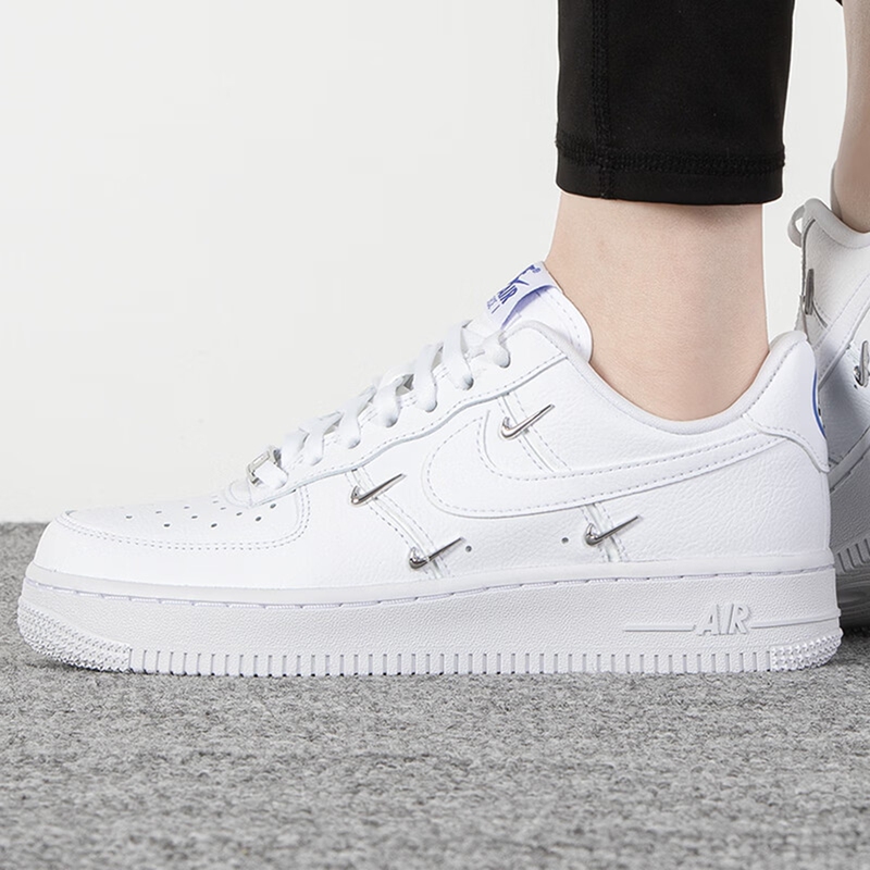 Nike Women's Shoes New Model Air Force 1 Air Force One Four-Hook Sneakers Casual Shoes Ct1990-100