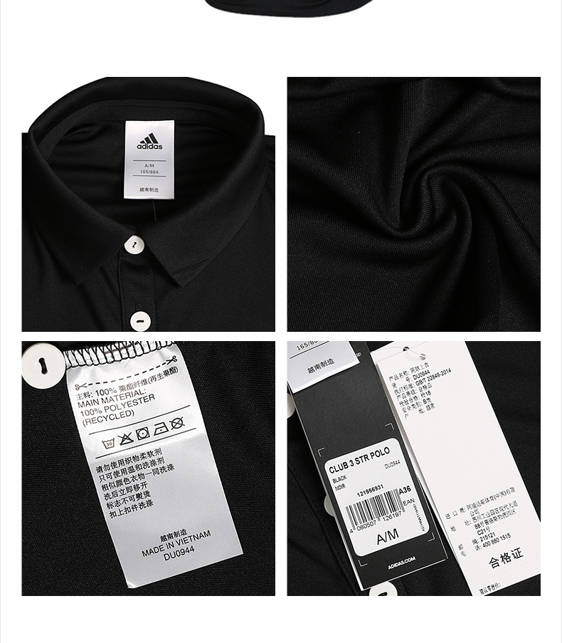 Adidas Adidas Womens 2019 Mới Áo thể thao POLO chính hãng mới Áo thun ngắn tay giản dị DU0944 - Áo polo thể thao áo polo nam cao cấp