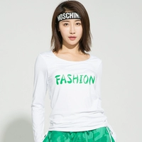 1309 белые зеленые длинные рукава