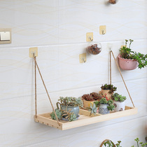 Railing wall wall-mounted flower shelf hanging shelf Courtyard Garden Garden decorated shelving Balcony Multi-Meat Flower Pot rack