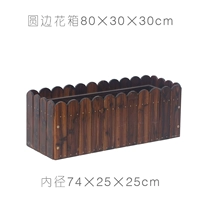 Круглая цветочная коробка 80 × 30 × 30