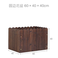 Круглый цветочный ящик 60 × 40 × 40