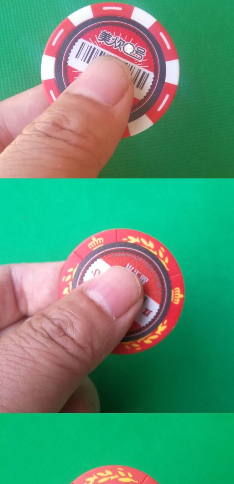 Chips Wheat Ear Clay 14g Texas Holdem Poker 0835 Stud Chips Coin Mahjong Chips Tùy chỉnh Chip Coin - Các lớp học Mạt chược / Cờ vua / giáo dục bộ cờ vua bằng gỗ