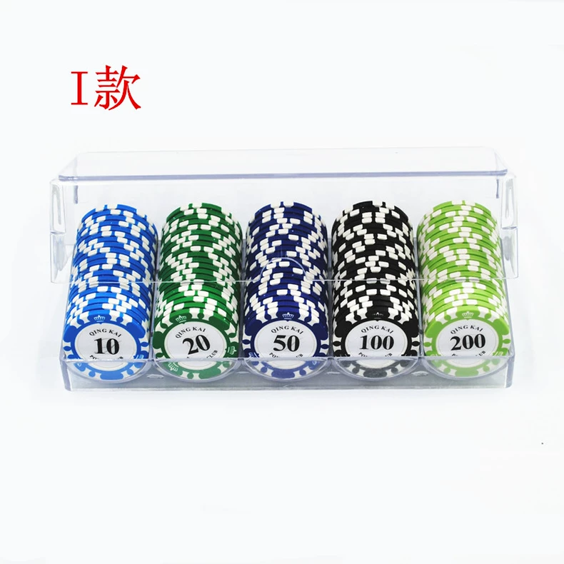 Chip 100 yard 0235 đất sét mờ acrylic thiết lập màu mệnh giá tùy chọn tùy chỉnh mạt chược chip - Các lớp học Mạt chược / Cờ vua / giáo dục