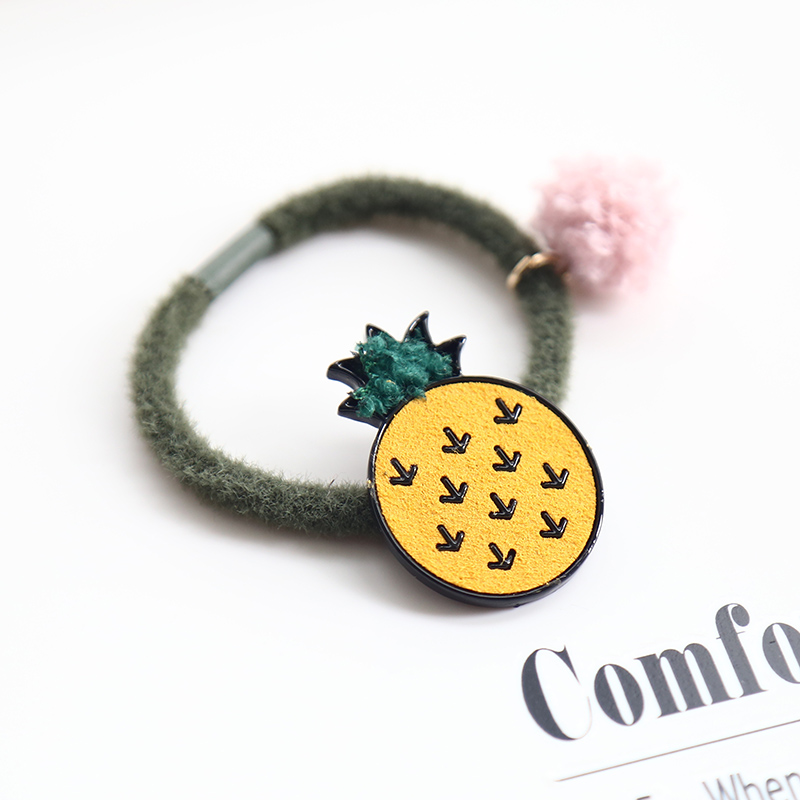 Nhẫn trẻ em phiên bản tiếng Hàn của phụ kiện tóc headband đầu hoa dễ thương sang trọng trái cây cô gái đội mũ da ngọt ngào dây tóc các shop bán phụ kiện tóc đẹp 