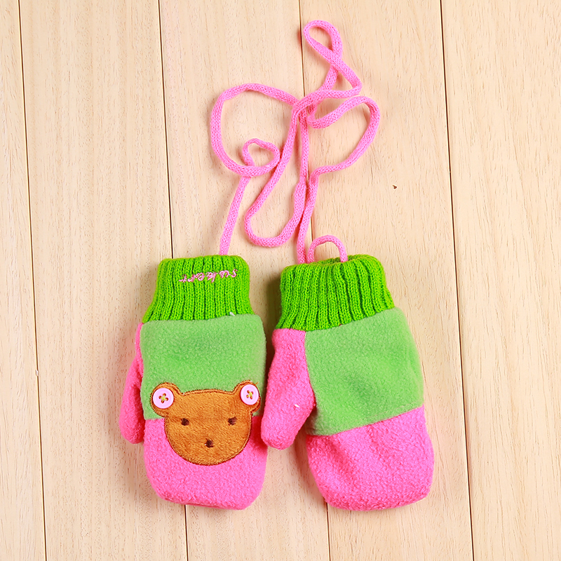 Gants pour fille en velours - Ref 2150625 Image 4
