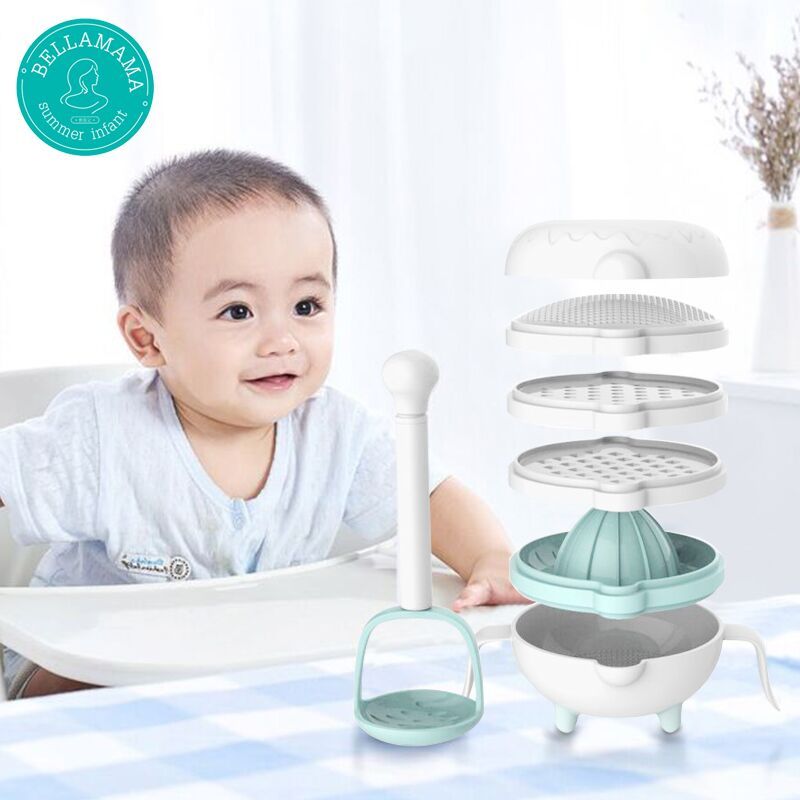 新笙记婴儿辅食研磨器套装手动食物料理辅食机宝宝辅食工具研磨碗