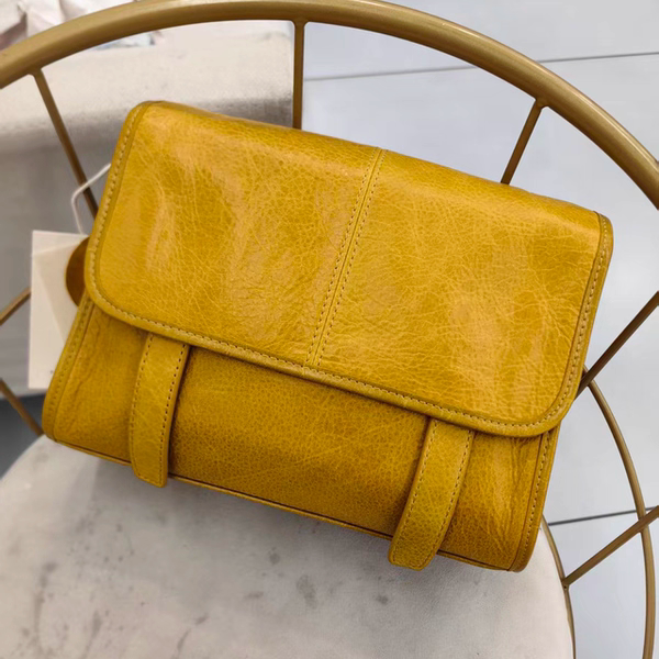 First-Layer Cowhide Messenger Bag 2026 Spring/Summer Song Jia Same Style Genuine Leather Women's Bag Fashionable Shoulder Crossbody Casual Small Bag