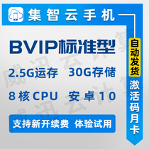 Набор-wise Cloud Mobile Phone BVIP Activation Code Month Card Android 10 System 8 Core 2 5G Depository 30G Storage