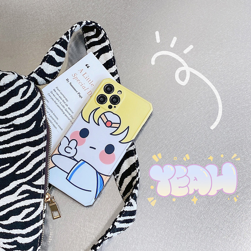 Sailor Moon iphone12promax mobile phone case all-inclusive camera apple 11 7plus x mobile phone case