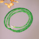 Natural jade bead necklace A is full of green ice species