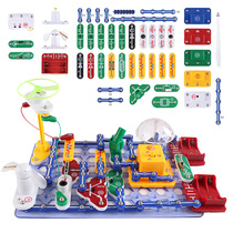 Childrens variable electronic building block circuit science experiment DIY assembly STEM teaching toy set female Boy gift