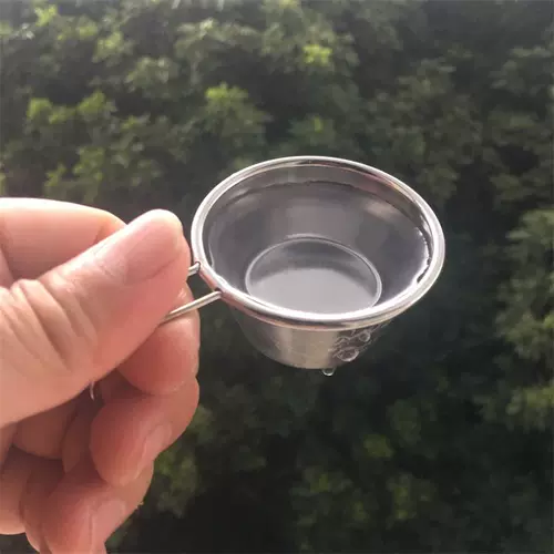 Чайная чашка, посуда из нержавеющей стали, чай, бокал, защита от ожогов, нержавеющая сталь AISI 304, 30 мл