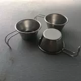 Чайная чашка, посуда из нержавеющей стали, чай, бокал, защита от ожогов, нержавеющая сталь AISI 304, 30 мл