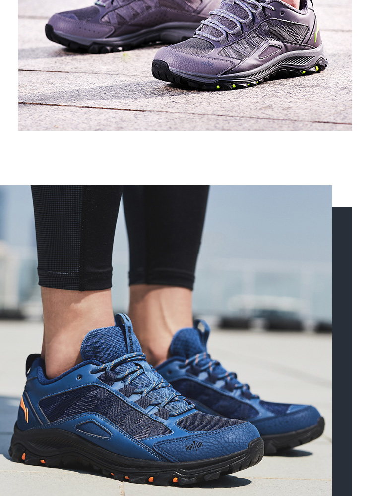 Giày chạy bộ Li Ning Giày nam thợ săn mới mang giày chống trượt xuyên quốc gia Giày thể thao nam ARDN031 - Giày chạy bộ giày thể thao trẻ em