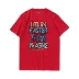 Li Ning áo thun ngắn tay nam thể thao hàng loạt vòng cổ in áo dệt kim ngắn thể thao - Áo phông thể thao áo polo thể thao nam Áo phông thể thao