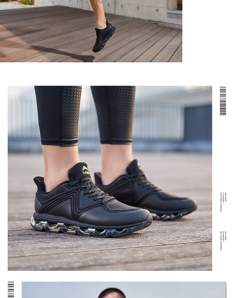 Giày chạy bộ Li Ning giày nam mới Zen Shadow shock full palm cushion chuyên nghiệp giày chạy bộ thông thường ARHN209 - Giày chạy bộ giày thể thao puma