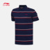 Li Ning ngắn tay áo polo nam thể thao mới loạt cuộc sống hấp thụ độ ẩm cotton thể thao ve áo áo polo zara Áo polo thể thao