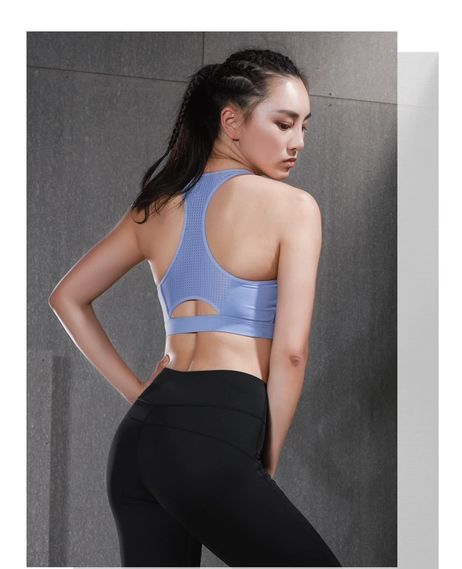 Đồ lót thể thao nữ Li Ning mới chuyên nghiệp loạt hỗ trợ vừa phải yoga thể thao bó sát áo thun tập gym nữ