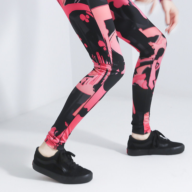 Two sports brought with the surge in Eurosingle Color Motion Running SU Dry Pants Sports Pants Women