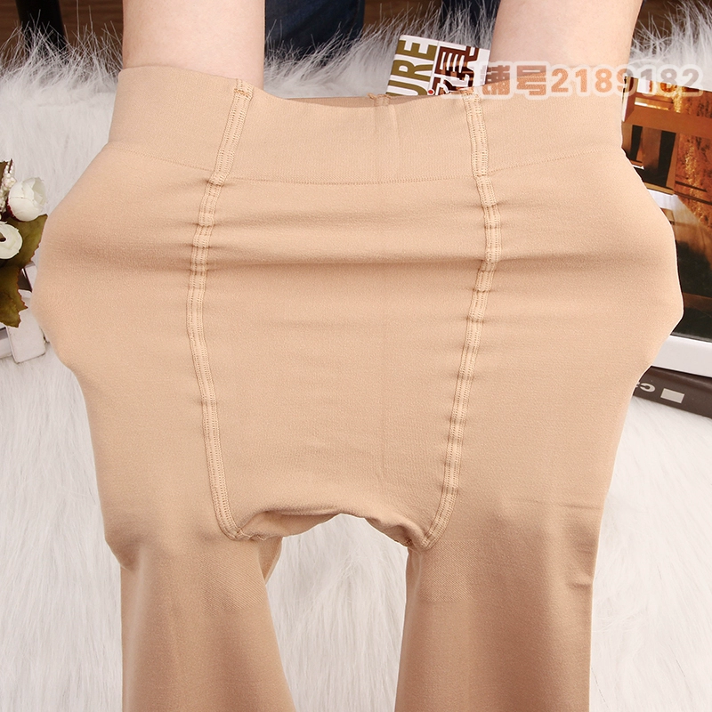 Shi Yichun mùa thu và quần lửng 180D nhung siêu co giãn siêu chặt là vớ đáy mỏng 8508/8505