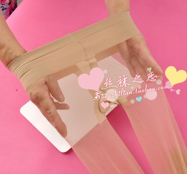 Oriental cạnh vớ siêu mỏng siêu trong suốt vớ 3D không có dấu vết T 裆 ​​lõi lụa pantyhose chống móc dây 8D vớ lụa đen