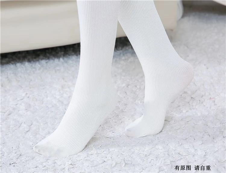 Vớ cotton phương Đông bó sát sọc dọc cashmere mỏng quần trắng ống lót vớ 6706/8706