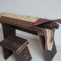 Linen Guqin table flag cover cloth thickened antique book flange printing non-slip tablecloth dust-proof piano cover universal gray-proof cloth