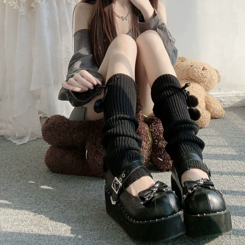 Jk шерстяные носки покрывают 2025 Новый продукт чистый и похотливый стиль сладкий и милый стиль в стиле колледжа сладкая девочка -пузырьковые носки