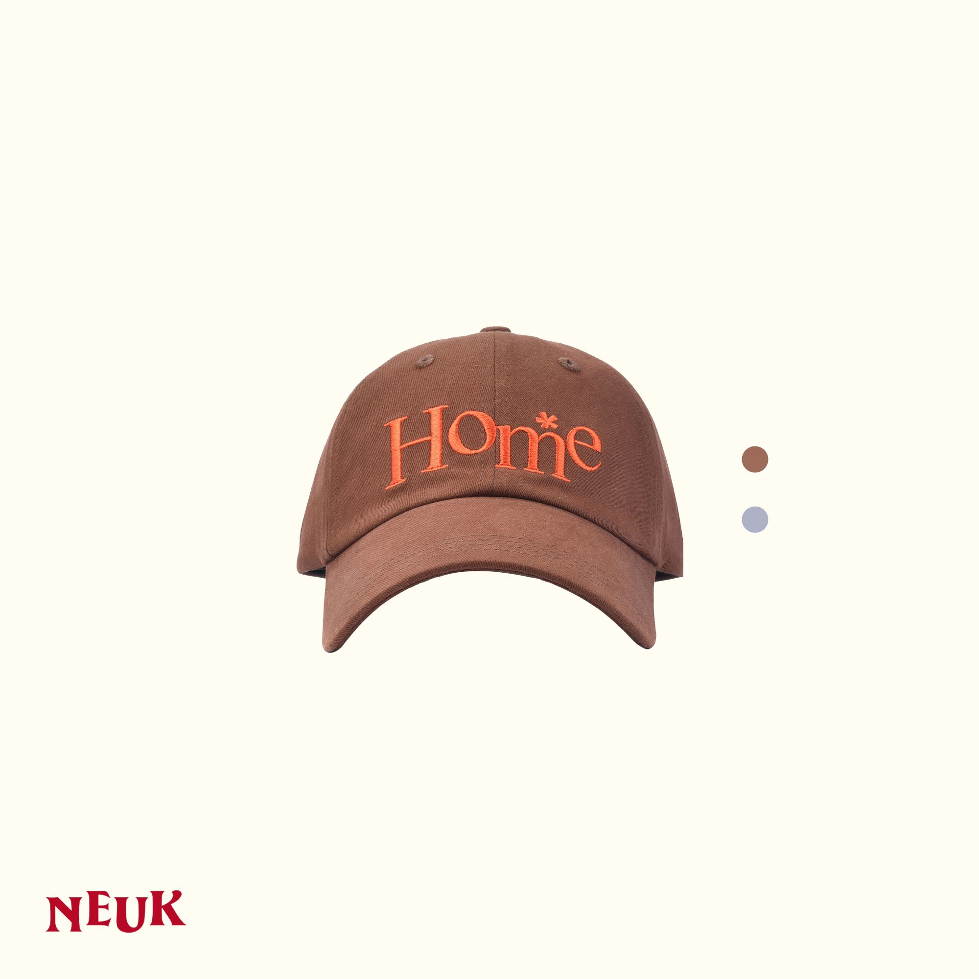 【侯明浩と穆志成のスタイル】NEUK「どこでも」ベースボールキャップ HOMEシリーズ