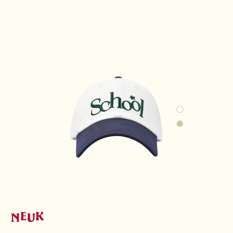【Zuo Hang Qi Yandi's Bag and En's Matching Style】Neuk "Anywhere" Baseball Cap School Series
