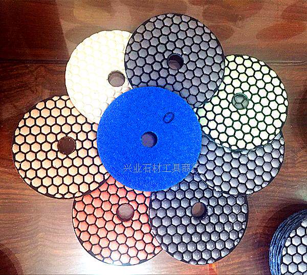 Stone dry grinding sheet granite marble floor soft grinding sheet concrete renovation polishing sheet No. 0-5