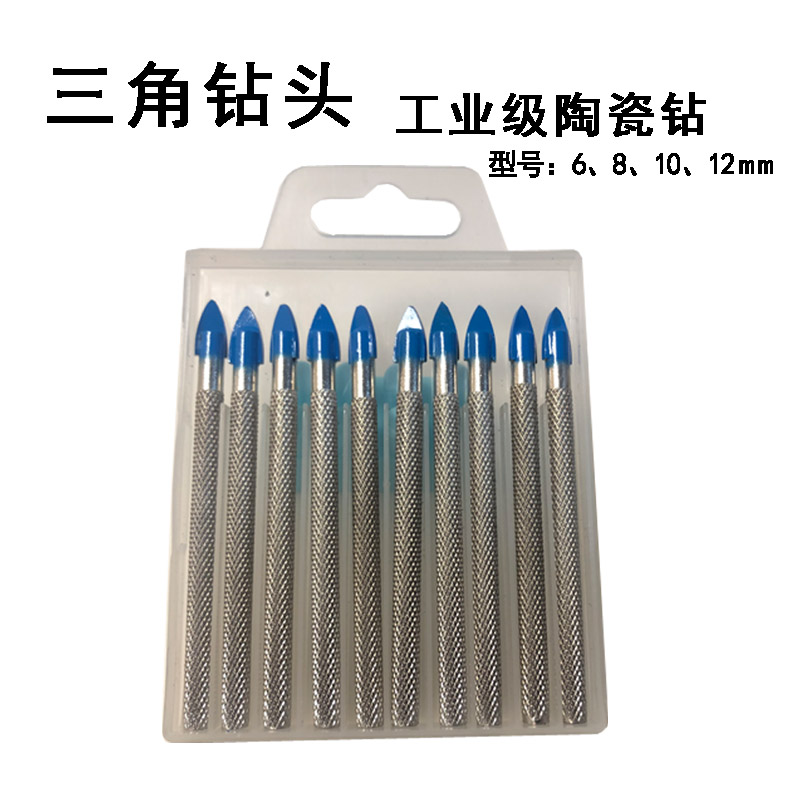Ceramic Glass drill Tile drill Drilling Ceramic carbide Triangle drill Marble drill