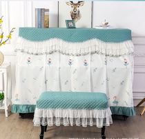 Piano Cover Full Cover European Piano Cover Full Cover Fabric Lace Piano Cover Dust Cover Piano Stool Cover Pearl River Piano Cover