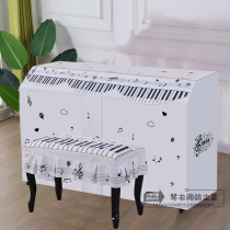 Electric piano full cover cartoon 88-key electric piano cover stool cover Yamaha TheONE smart piano dust cover