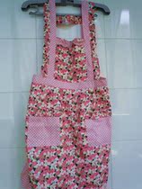 Apron Home Kitchen Korean Version Fashion Princess Women Cotton Fabric Double apron Apron Waistline Cute Days work