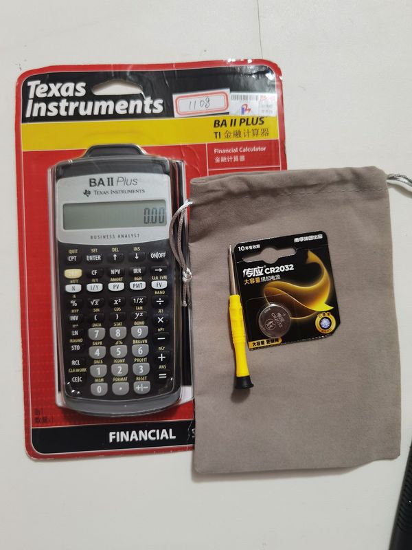 Ti Texas Instruments Ba Ii Plus Financial Calculator Cfa Calculator Frm Calculator Financial Calculator