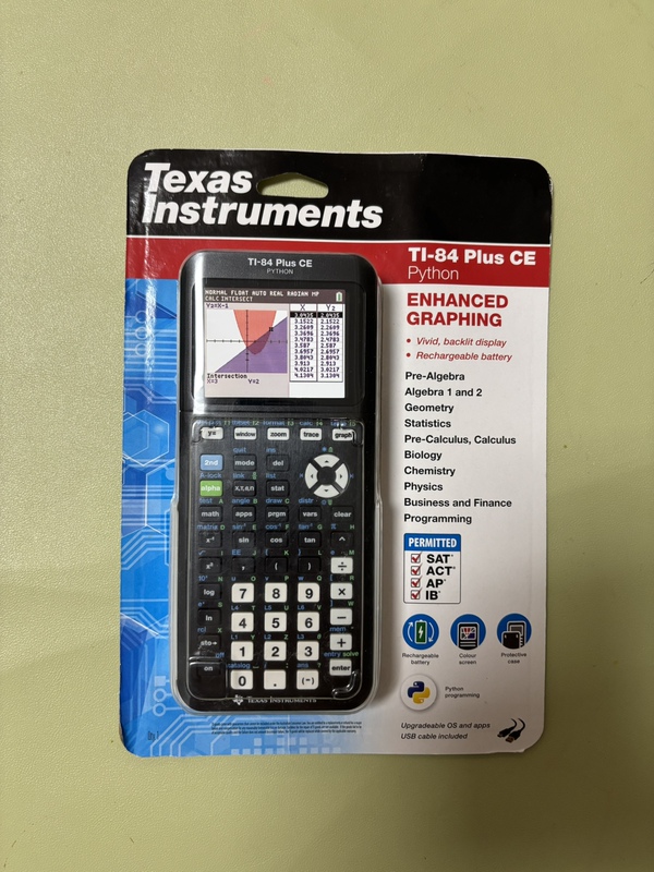 New Version of Texas Instruments Ti-84 Plus Ce Color Screen Calculator Sat Calculator Ib Calculator Ap Calculator